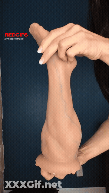 A Little Dp With A Foot Dildo GIF