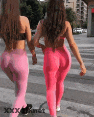 Amateur Babes Flashing Their Sexy Asses In Public GIF