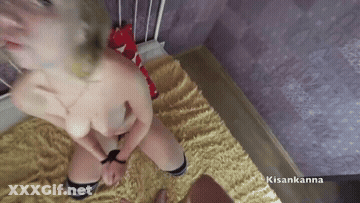 Amateur Big Ass Big Dick Blonde GIF