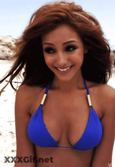 Babes In Blue Bikinis: Hot And Sexy At The Beach GIF