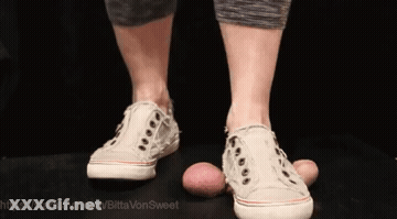 Ballbusting Bitta VonSweet CBT Cum GIF