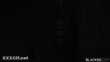 BBC Blonde Blowjob Deepthroat GIF