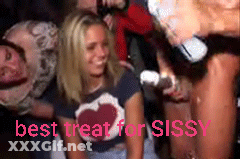 Best Treat For Sissy: Blowjob Caption GIF