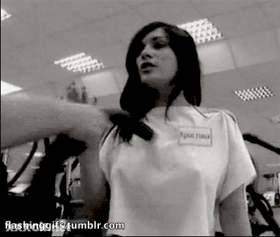 Big Boobs Babe Gets Naked - NSFW GIF