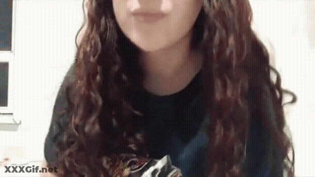 Big Tits Brunette Titty Drop: NSFW GIF