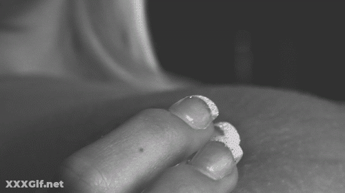 Big Tits Close Up: Nipple Exploration GIF