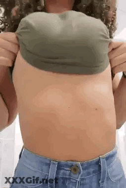 Big Tits Titty Drop: A Sizzling Hot Babe Exposes Her Juicy Goodies GIF