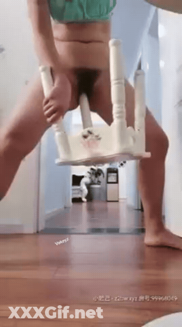Bizarre Hairy Pussy Masturbating GIF