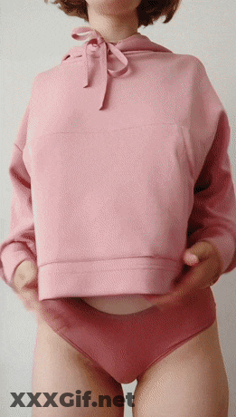 Brunette Babes Show Off Their Big Tits In Panties GIF