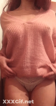 Busty Brunette Babes: Amateur Big Tits Exposed GIF