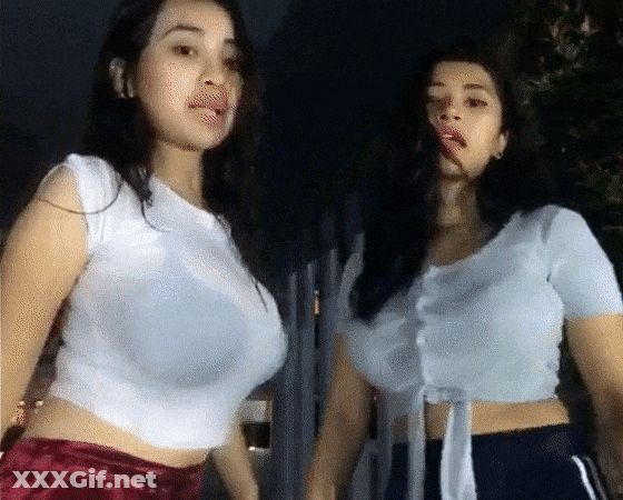 Busty Brunette Celebrity Amateur Non-Nude GIF