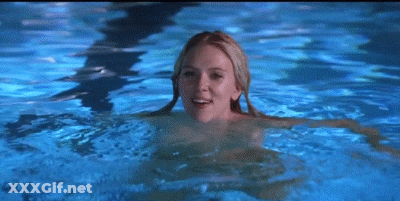 Celeb Boobs In The Pool: Nude And Ready For Action! GIF