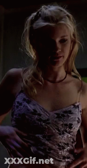 Celebrity Sexy Shot: Hot Blonde Babe In Pink Dress GIF