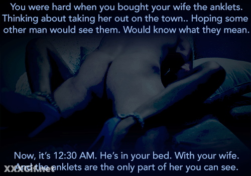 Cuckold Caption: Hotwife's Anklet GIF