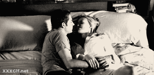 Cuddle Time: A Couple's Bedroom Adventure GIF