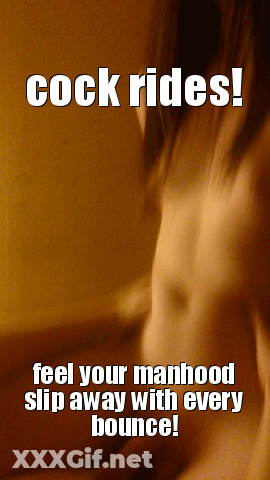 Feel Your Manhood: Amateur Sissy GIF