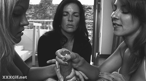 Get Your Hands Dirty With A Group Sex Handjob GIF