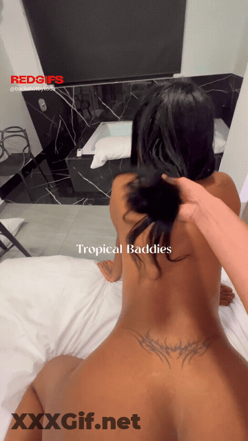 Hair Pulling While In Doggy = Best Combo GIF