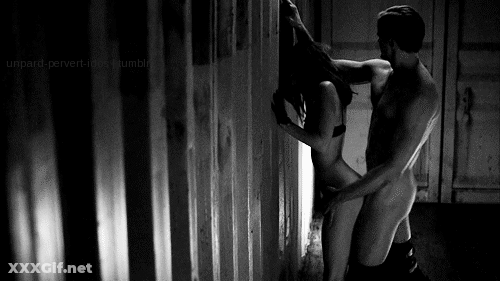 Hardcore Bottomless Fucking: Two Hot Guys Fucking A Woman From Behind GIF