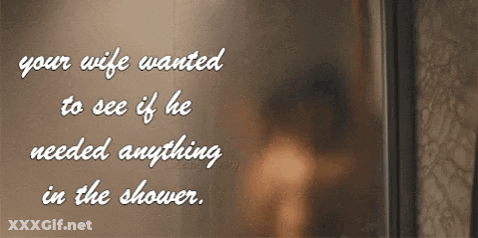 He Wanted To Fuck Her Friend In The Shower GIF