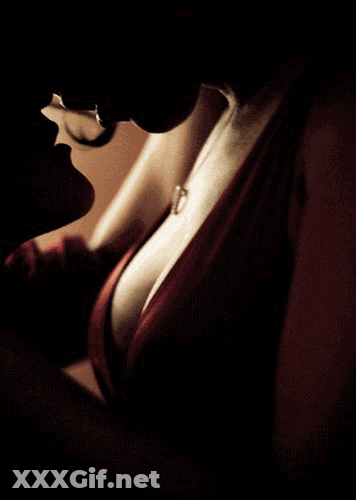 Heavy Breathing Erotic Tit Fun GIF