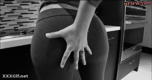 Hot Babes' Non-Nude Asses: Amateur Athletic Girlfriend Fun GIF