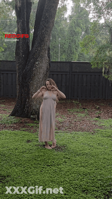 Just Playing Out In The Rain Together GIF