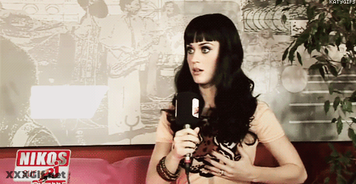 Katy Perry's Big Tits BoobGrab: A Celebrity Interview GIF