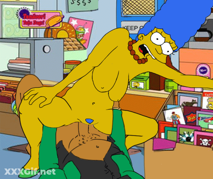 Marge The Simpsons Gets Naked And Fucked By Apu GIF