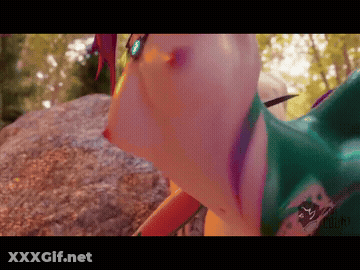 Monster Girl Sex Threesome GIF