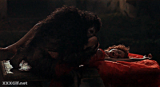Monster's Mouth On Woman's Face GIF