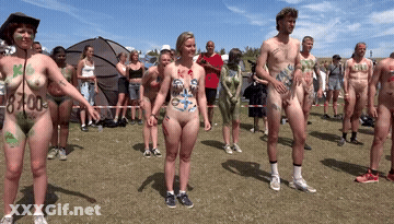 Naked Nude Public GIF