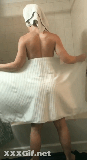 PAWG Shower Booty GIF