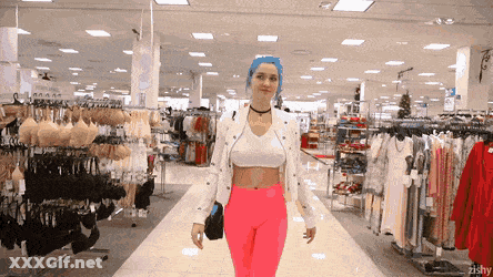 Petite Boobs Bouncing In A Flash - Big Tits Shirt GIF