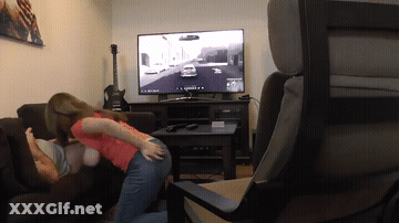 Simulated Car Blowjob GIF