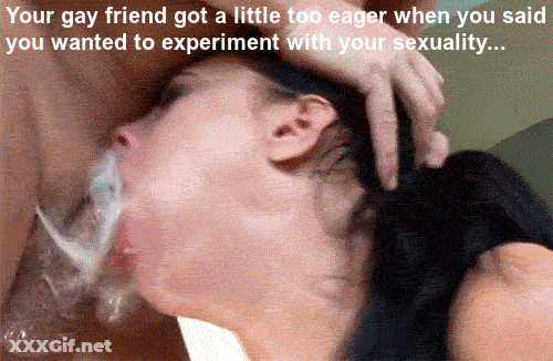 Sissy Gets A Hardcore Blowjob GIF