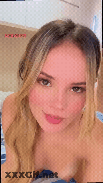 Your New Fav Shy And Nerdy Blondie Is Here GIF