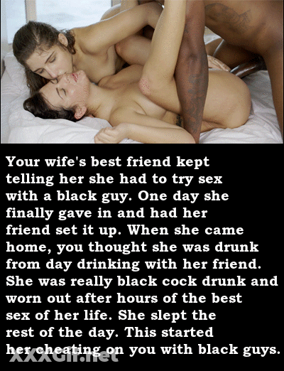 Your Wife's Best Friend Kept Telling Her She Had To Try Sex With A Black Guy. One Day She Finally Gave In And Had Her Fi GIF