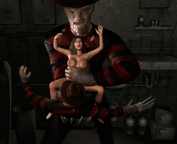 3D Animation Asian Gangbang GIF