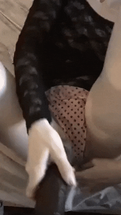 Amateur Cheating Cuck Handjob Interracial GIF