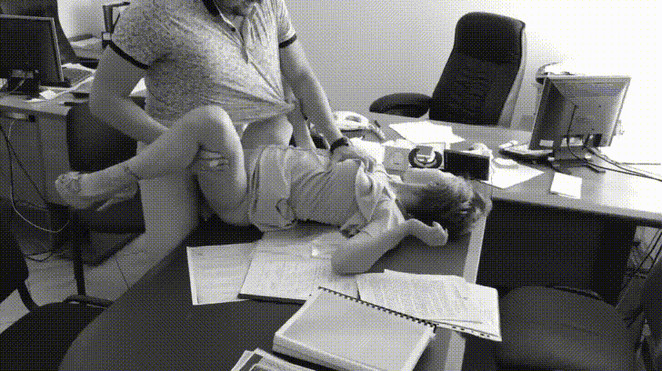 Babes In The Office: Public Sex With The Secretary GIF