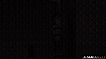 BBC Blonde Blowjob Deepthroat GIF
