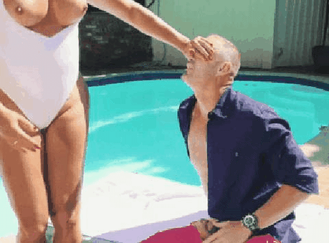 Bianka Nascimento's Shemale Trap: Guy Sucks GIF