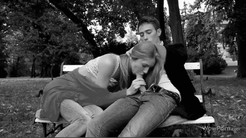 Blowjob For Women: A Couple's Public Sex Adventure GIF