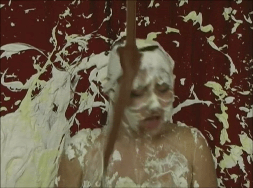 Chocolate Syrup Fetish: Messy, Wet, And Covered In Chocolate GIF