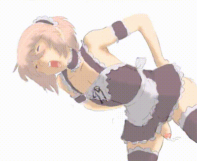 Femboy Maid Sissy Trap: A Sizzling Hot Sexy Maid In Lingerie GIF