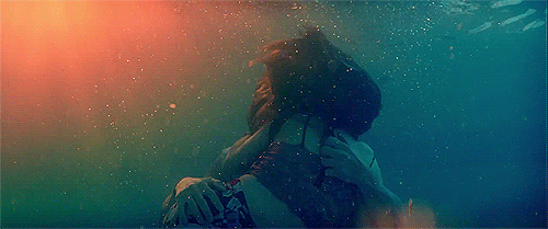 Get Your Freak On: Two People In The Ocean GIF