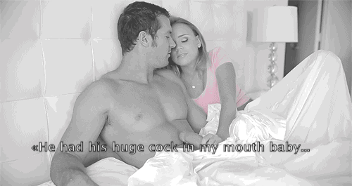 Hot Chick Gets Her Huge Cock In My Mouth GIF