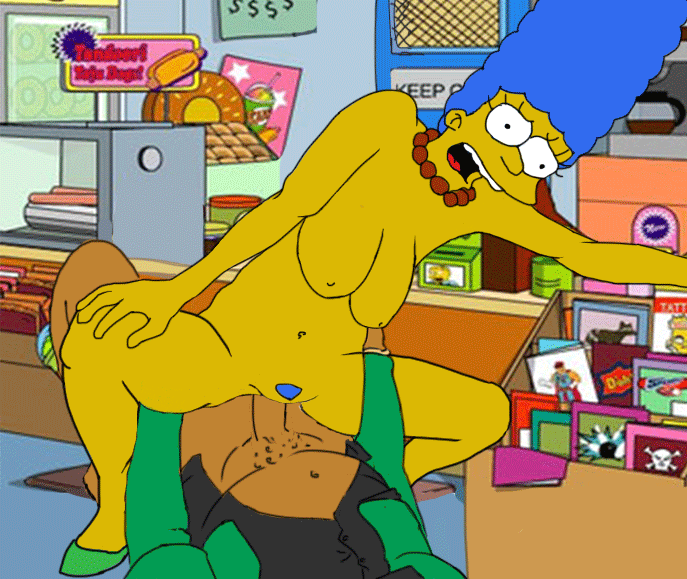 Marge The Simpsons Gets Naked And Fucked By Apu GIF