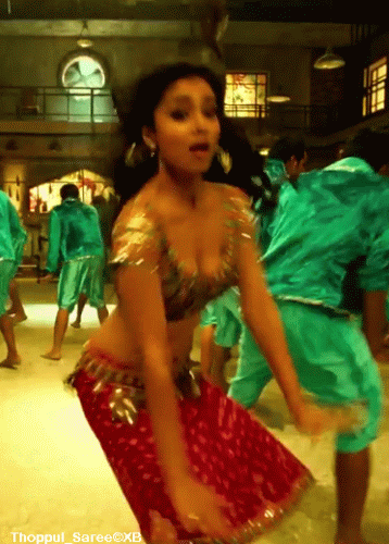 Shriya Saran Nip Slip GIF
